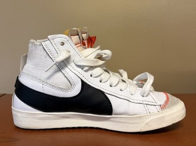 Nike Blazer '77 Jumbo Mid White Black size 9 men PRE-OWNED