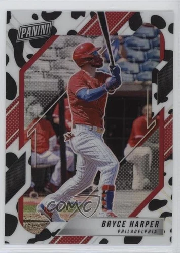 2021 Panini National Convention VIP Gold Pack Dalmatian Prizm Bryce Harper #52