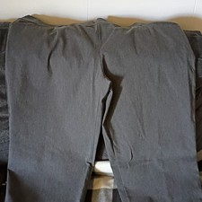 Terra & Sky Women s Plus Gray Solid Dress Pan...