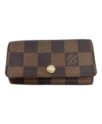 LOUIS VUITTON Key case Multicl4 Brown Authentic From Japan