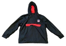 NFL Logo 1/2 Zip-Up Windbreaker Jacket   Size Men  s Large