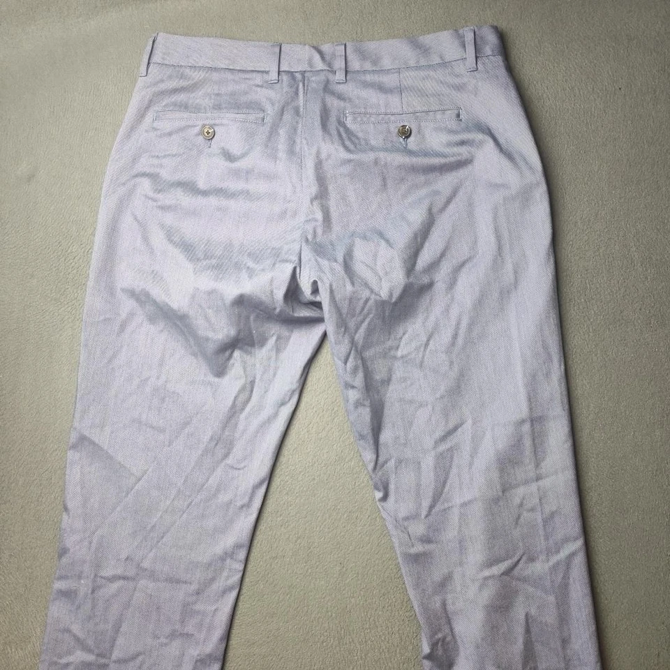 Bonobos Monday Dress Pants Mens 32x32 Gray Slim Fit Stretch Cotton Blend Casual - Image 4 of 4