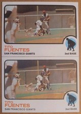 1973 TOPPS #236 SAN FRANCISCO GIANTS TITO FUENTES [2] NM/MT 07005