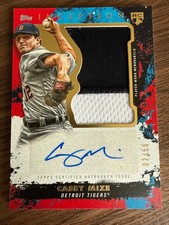 2021 Topps Inception Casey Mize RPA MLB Patch Auto Red /50 Detroit Tigers