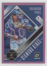 2018 Panini Donruss Optic Diamond Kings Pink Prizm Salvador Perez #26 fm0