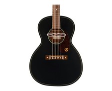 Used Gretsch Deltoluxe Concert Acoustic-Electric Guitar - Black Top