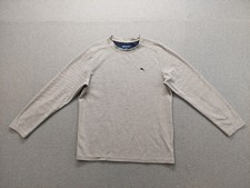 Tommy Bahama Men Shirt M Gray Long Sleeve 2 Piece Relaxed Fit Lounge Set Casual