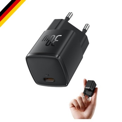 USB C Ladegerät 30W Schnellladung für iPhone, Galaxy, Tablets kompakt