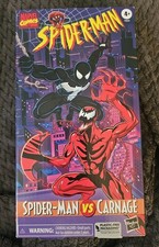 Marvel Legends Retro Spider-Man vs Carnage VHS Figure 2-Pack