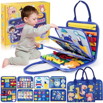 Montessori Busy Board Boy, Toys for 3-6 Years Old Boy, Busy Book Educational ...