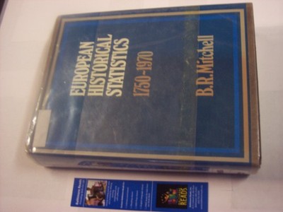 European historical statistics, 1750-1970