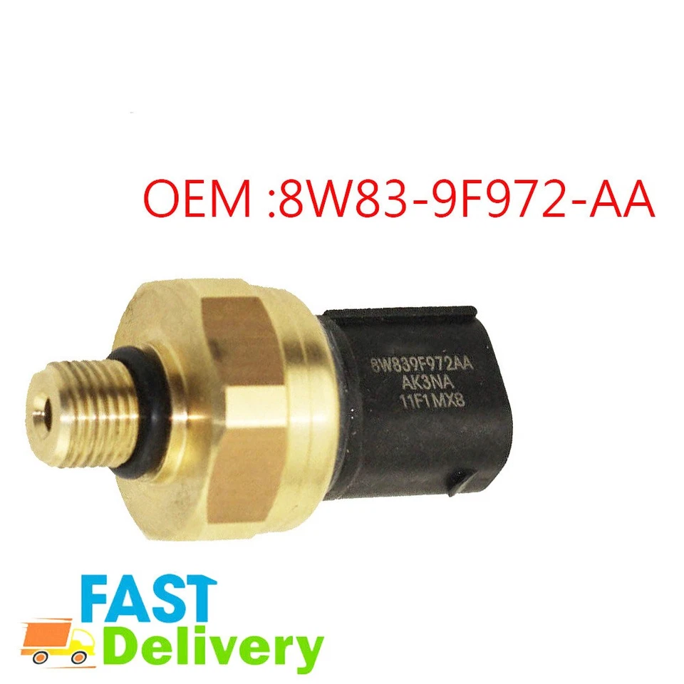 Sensor de pressão trilho de combustível 8W839F972AA para Volvo S60 Land Rover Evoque Freelander - Imagem 2 de 4