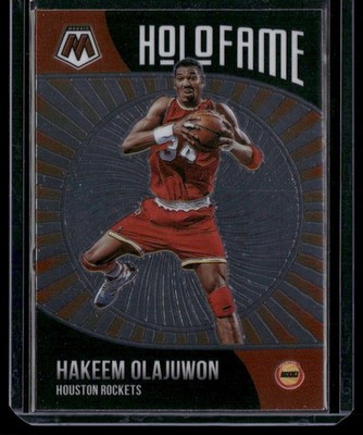2020-21 Panini Mosaic #18 Hakeem Olajuwon HoloFame