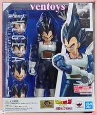 BANDAI Dragon Ball Z S.H.Figuarts SHF Vegeta Older Style Battle Clothes Figure