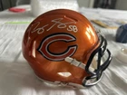 Roquan Smith Signed Helmet Authentic Bears/Ravens Steel Mini Helmet