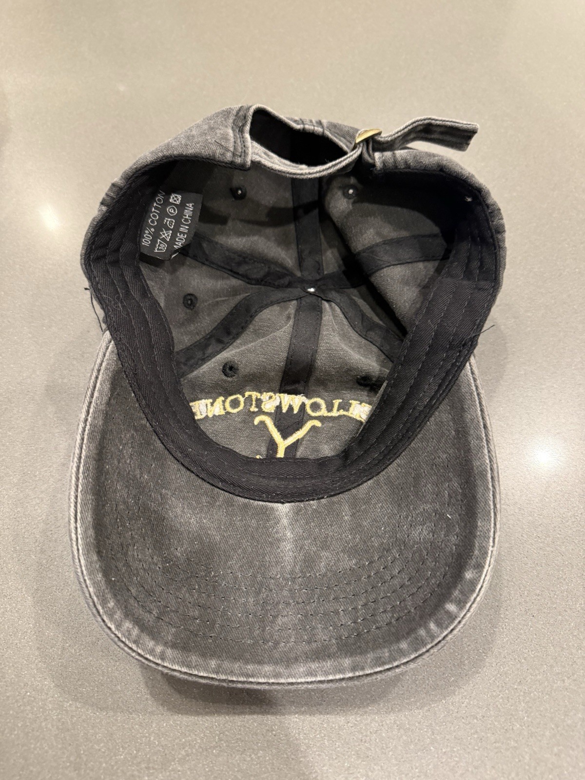 Yellowstone Dutton Ranch Rustic Slideback Hat Gra… - image 4