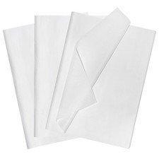 120 Sheets White Tissue Paper 20x14 Inch For Gift Bags Bulk Wrapping Art