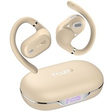 TOZO Open Ear Bluetooth 5.4 Headphones with Adjustable Ear Hooks Comfort