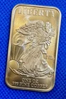 Walking Liberty 1oz .999 fine copper bar