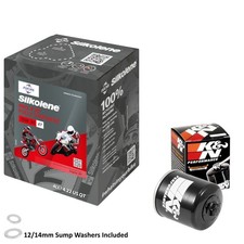 VT1300 Fury Oil and K&N Filter Silkolene Pro 4 10w30 4L Honda VT1300 Fury 2010