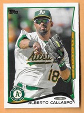 ALBERTO CALLASPO OAKLAND ATHLETICS #238 - TOPPS NM-MT 2014