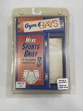 New Vintage Gym E Jays Men's Sports Briefs with Jock Cup Supporter Underwear