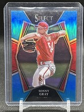 2022 Panini Select - Premier Level Sonny Gray #175 Light Blue Prizm /149