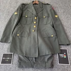 Vtg US Army Dress Uniform Vietnam Era 44 Military Jacket 40x34 Trousers 70s