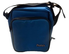 Classic Profoto Blue Camera Case Photography Bag Padded 2 Pockets w Strap