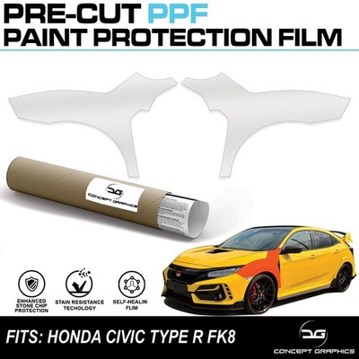 Frontflügel PPF Lackschutz Steinschlagschutz für Honda Civic Type R FK8