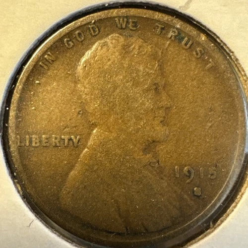 1915-S Lincoln Wheat Cent Semi-Key VG Condition