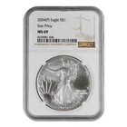 2024 American Silver Eagle NGC MS-69 Star Privy