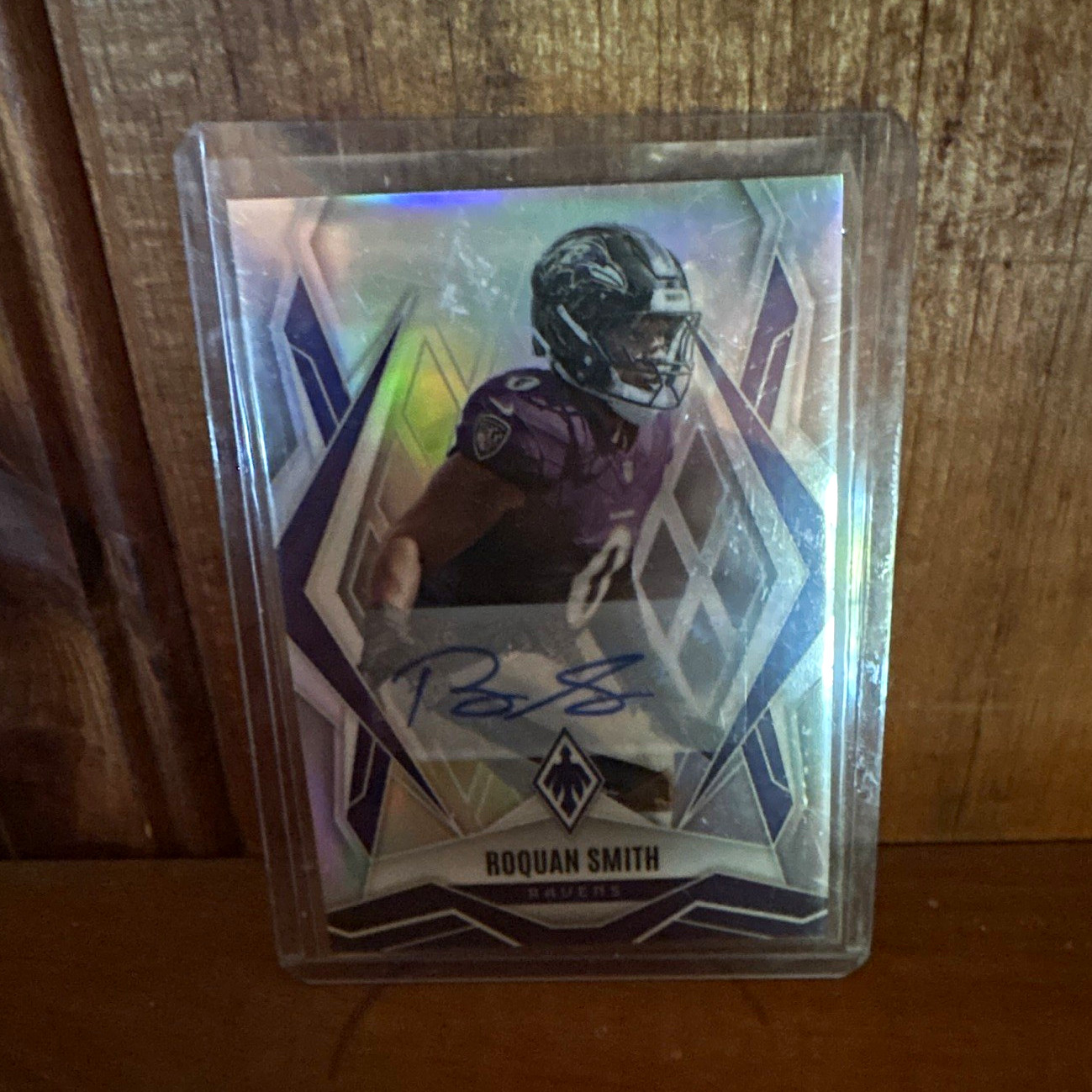 Panini 2025 Phoenix Roquan Smith #96 Auto /199 Baltimore Ravens
