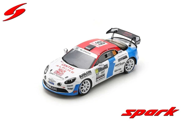 Spark S6725 1/43 Alpine A110 Rally RGT NO.66 2. RGT Rally Monte Carlo 2023-image