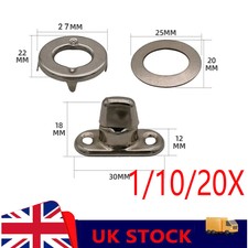 1/10/20PCS DOT COMMON SENSE TURNBUTTON SET BOAT COVER FASTENER KIT