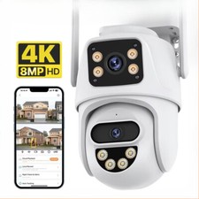 8MP PTZ Wifi Camera 4MP HD Wireless Outdoor IP Camera AI Human Detection Video