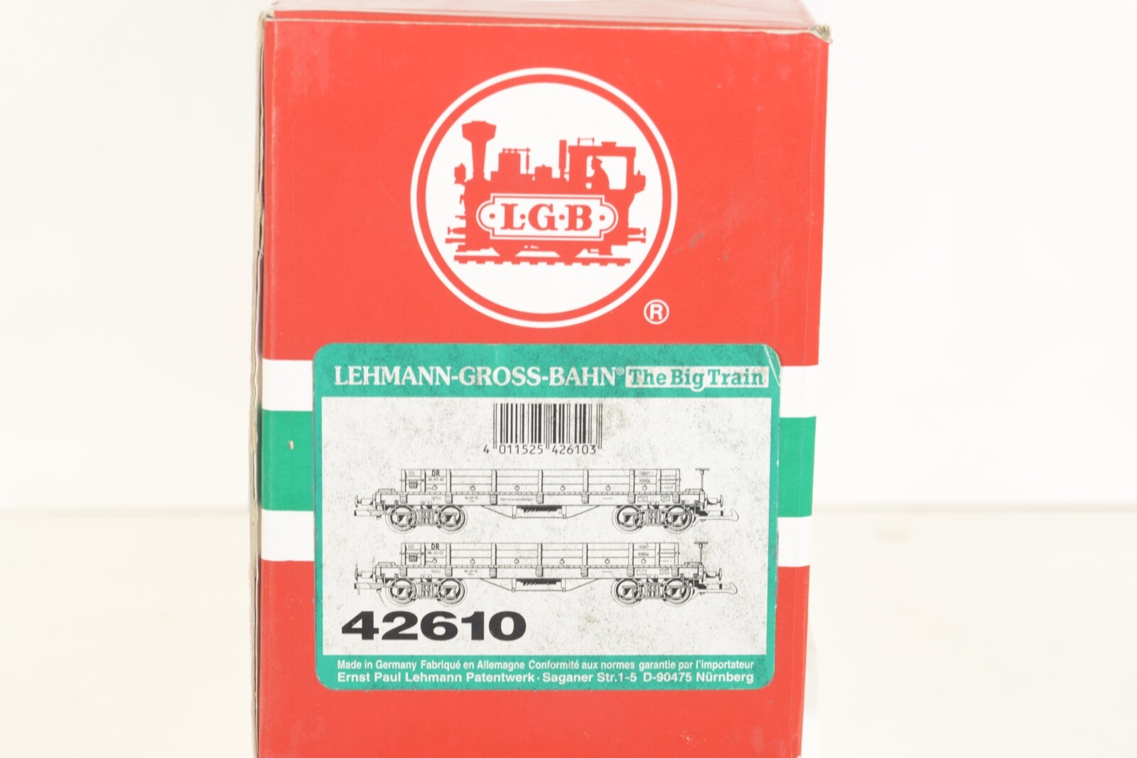 LGB 42610 Unusual Set of 2 Low-Sided Gondola Cars. FREE SHIPPING TO USA!