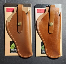 Set of 2 Saddle Mate Adjustable 9 Inch Top Grain Buffalo Leather Side Holsters