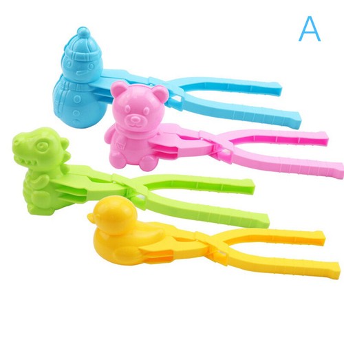 4Pcs Cartoon Snowball Maker Plastic Clip Sand Snow Ball Mold Toys for Child!SY - Imagen 13 de 16