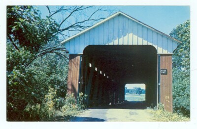 JENNINGS COUNTY,INDIANA-SCIPIO COVERED BRIDGE-#103654-(IN-JMISC
