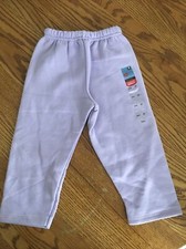 Hanes premium toddlers purple pastel sweatpants 2T