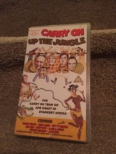 Carry On Up The Jungle Frankie Howard Sidney James Charles Hawtrey PAL VHS Video