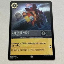 Disney Lorcana First Chapter - 174/204 - Captain Hook Duelist - Common Cold FOIL