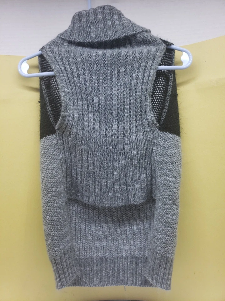 Gray Skull Crossbones Dog Sweater X Large XL Pullover Warm Clean Good Condition - Imagem 2 de 2