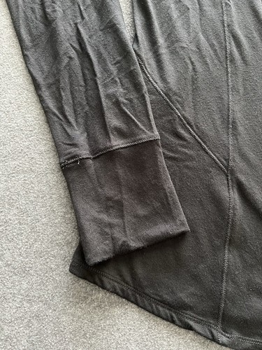 Weiche Umrandung schwarz Modal/Elasthan Medium M A-Linie Tunika Top Bluse Taschen - Bild 4 von 11