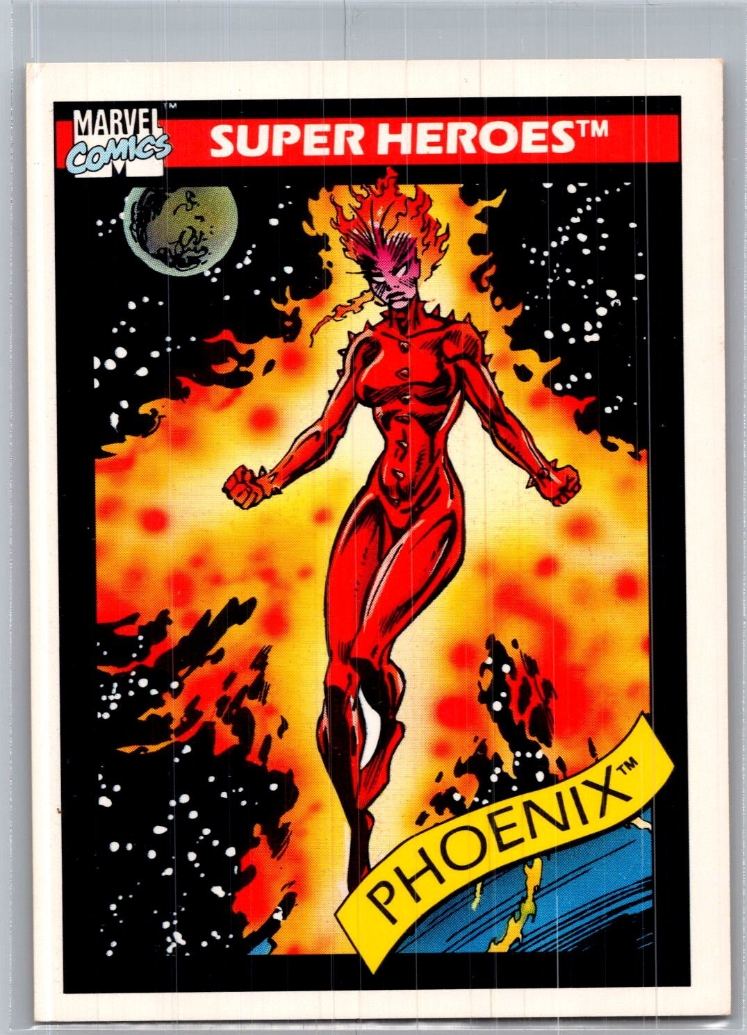 1990 Impel Marvel Universe Series 1 SUPER HEROES #11 Phoenix