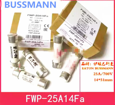 50 Fuse Amp Bussmann FWP-50A14FA Fuse – 50 Amp, 700V AC, 14x51mm, Original  EATON/Bussmann 40 A Mini Fuse 5pcs fuse FWP-25A14Fa 700V FWP-25A14Fa