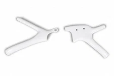 Ufo White Frame Covers / Guards Yamaha YZ125/250 93-01