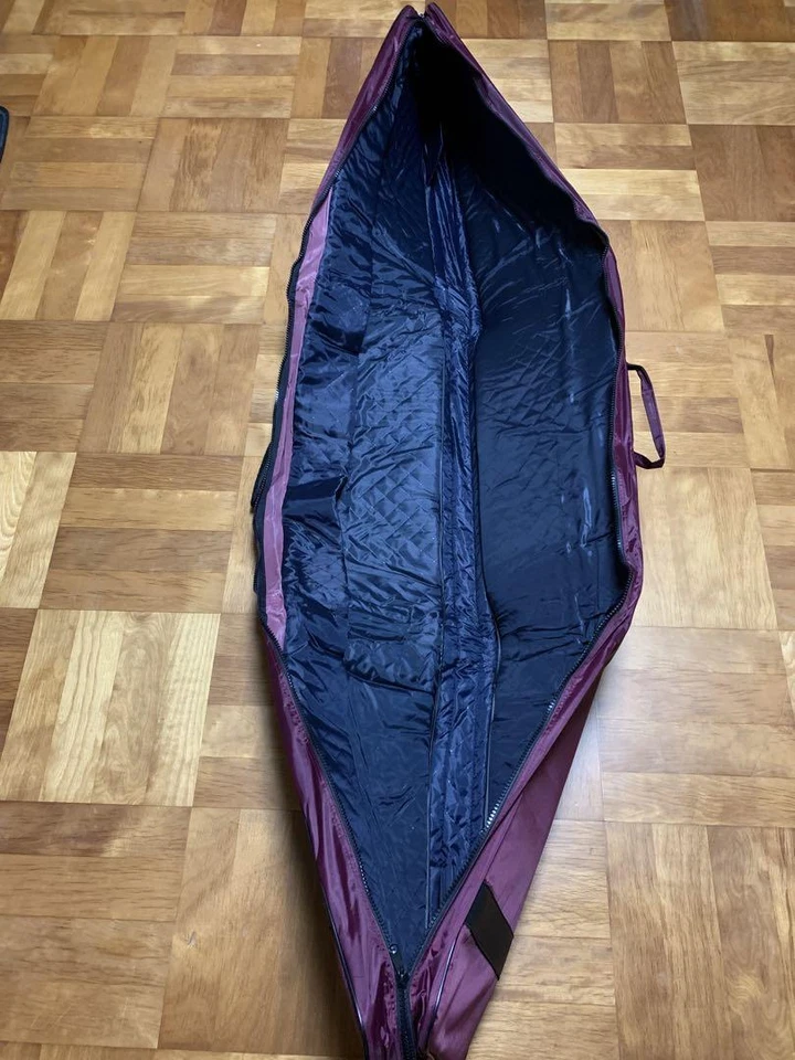 Funda Koto 13 Cuerdas Bolso Koto Estuche Koto Rojo Oscuro Bolso Arpa Japonés Kikutani Nuevo Foto 3 de 4