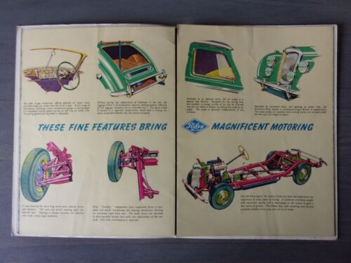 RILEY RM SERIES 1 1/2 2 1/2 LITRE SALOON orig 1950-1952 UK Mkt Sales Brochure - Picture 5 of 10